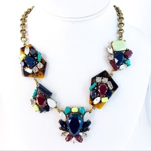 NWT! J. Crew Factory Statement Necklace Tortoise